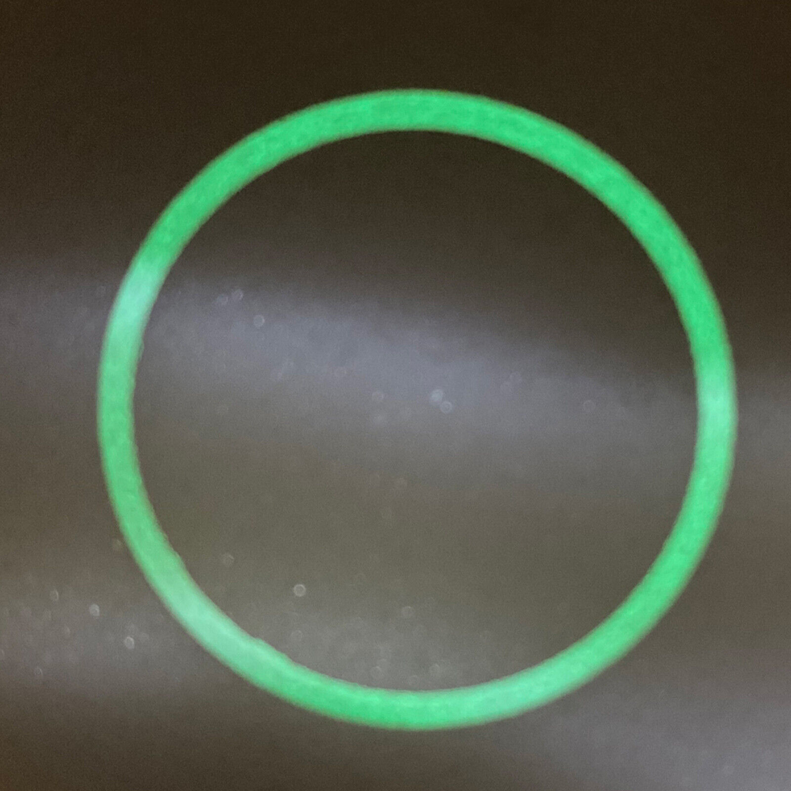 Green Luminous Metal Watch Inner Shadow Circle Ring for Watch Cover Repair Parts