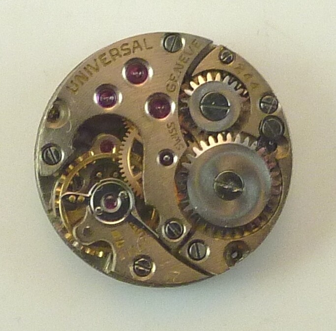 Universal Geneve 244 LDS Mechanical Wristwatch Movement – Parts / Repair