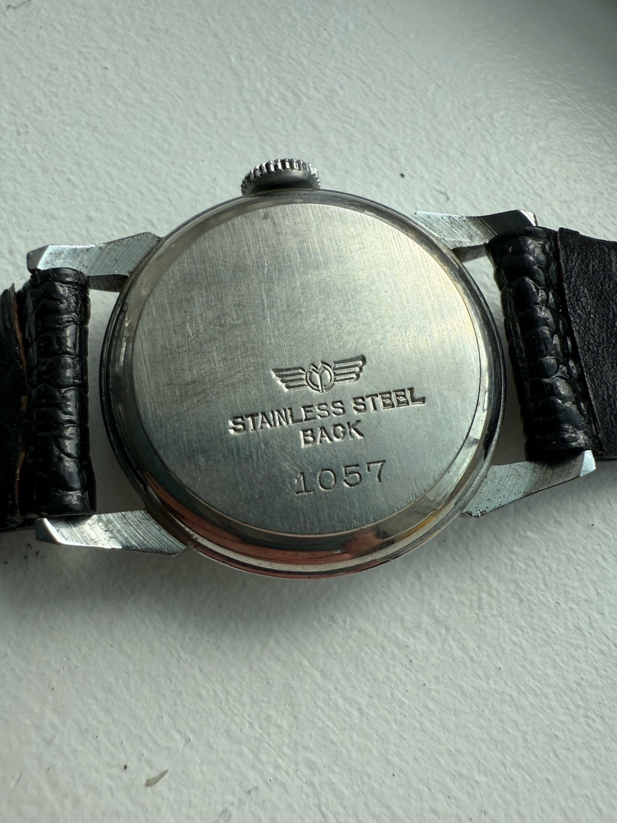 Antique Seiko Precision Seikosha Movement Arabic Numerals Sub Second Wristwatch
