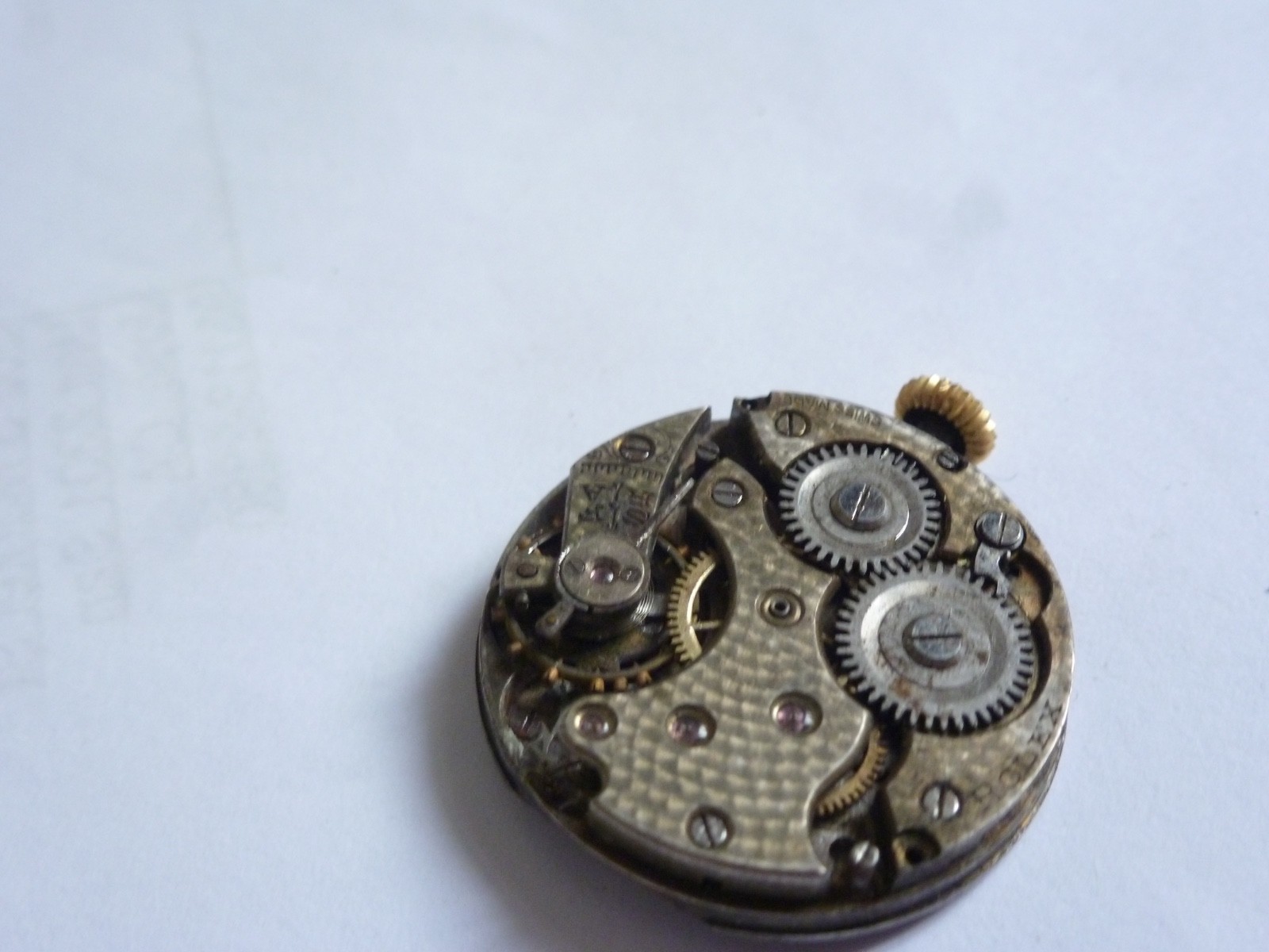 25mm Rolex Patent Manual Wind Movement PARTS defect not work balance broken