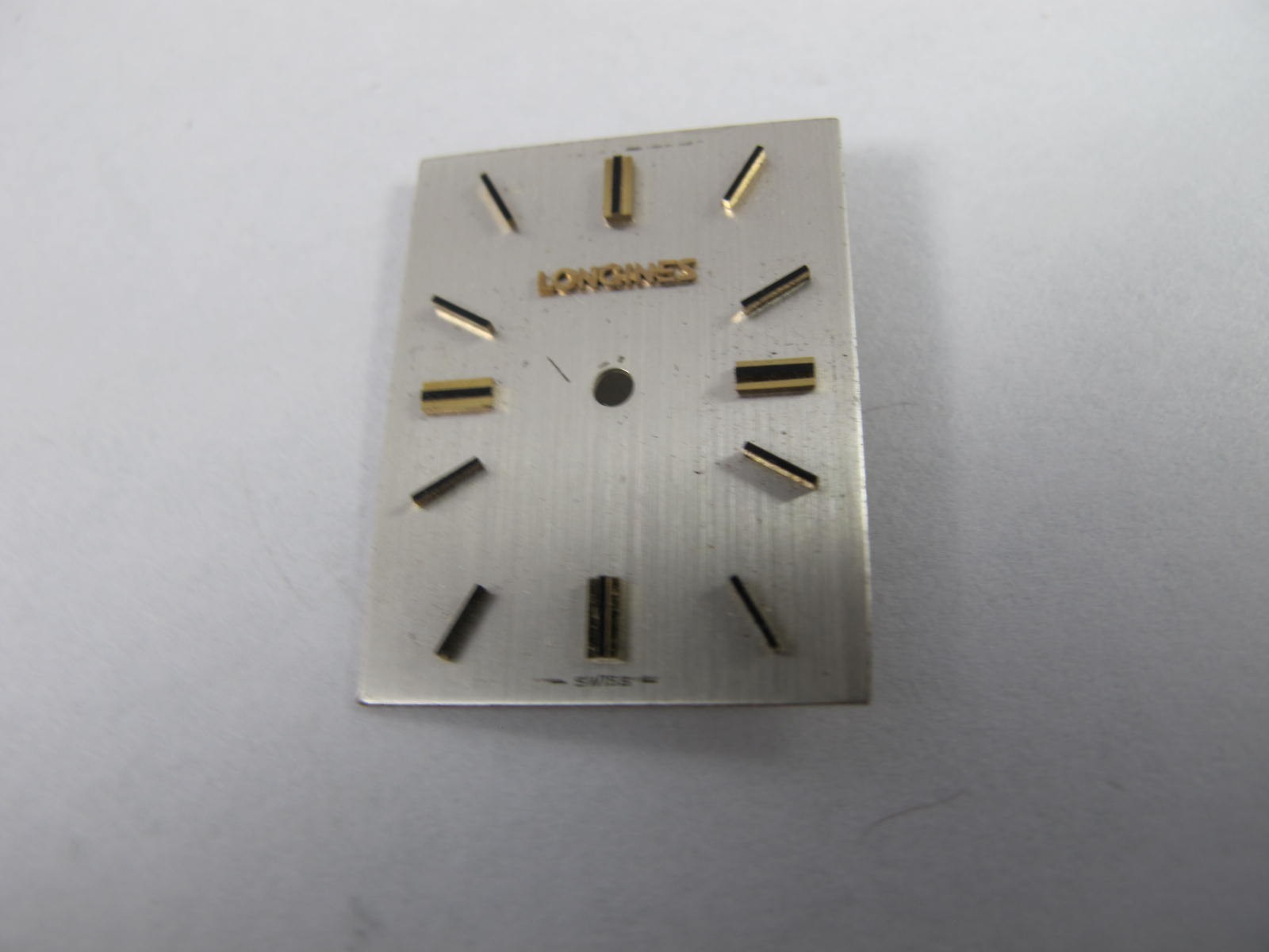 LONGINES VINTAGE RECTANGULAR WATCH DIAL BY SINGER FRO 17J WATCH