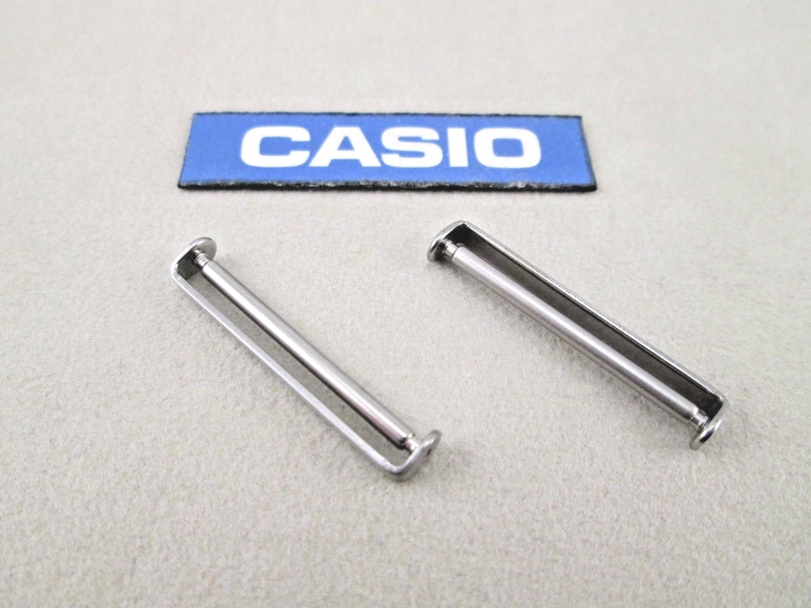 Genuine Casio SGW-100B watch band end link & pin spring rod bar X 2 sets