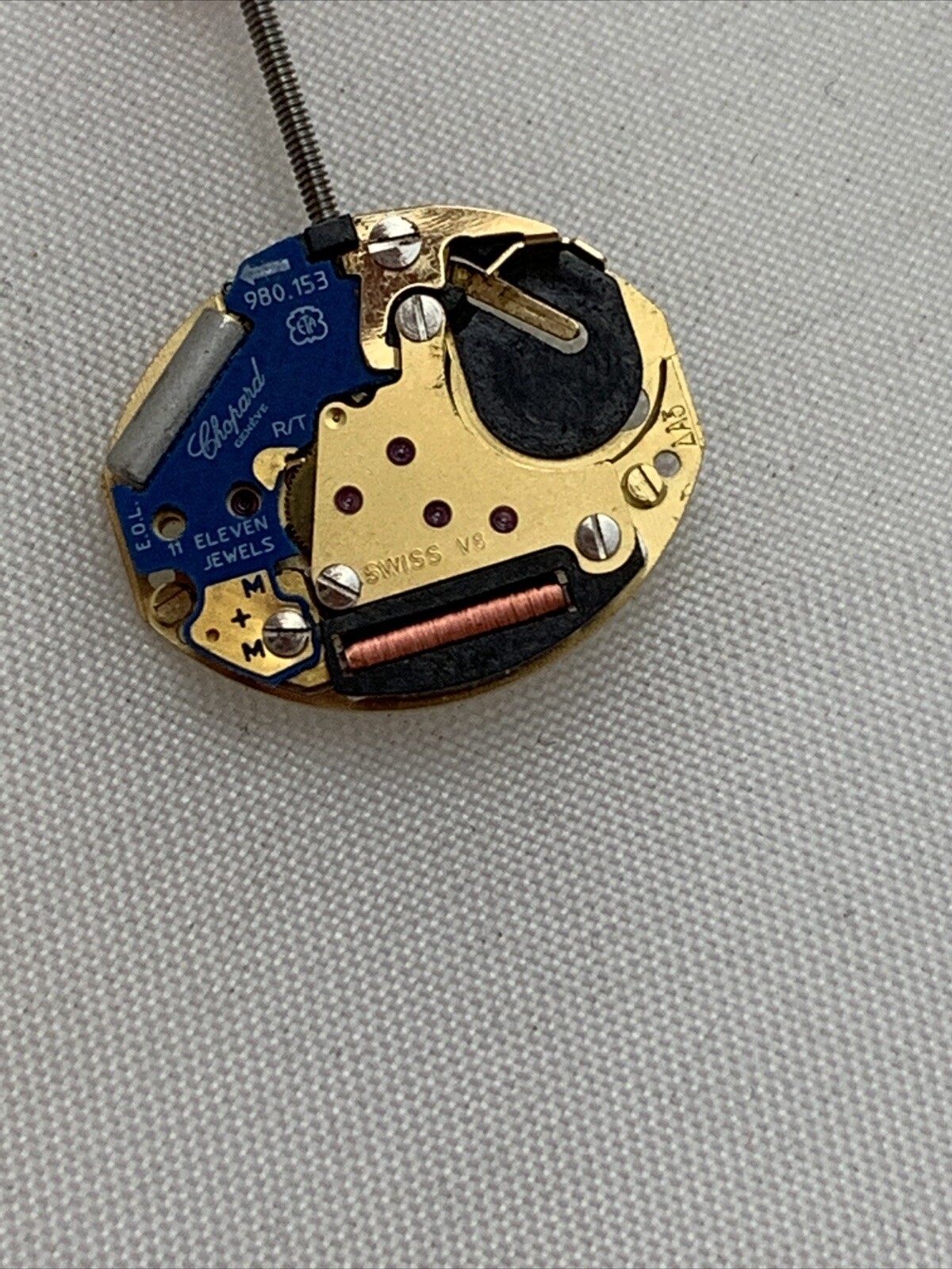 Chopard ETA 980.153 Quartz Watch Movement 11 Jewels Authentic Swiss Made