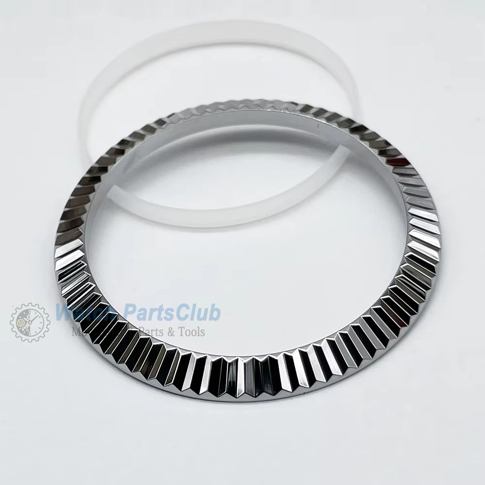 41mm Fluted Steel Bezel For DJ 126300 126333 126334 Watch Mod Parts