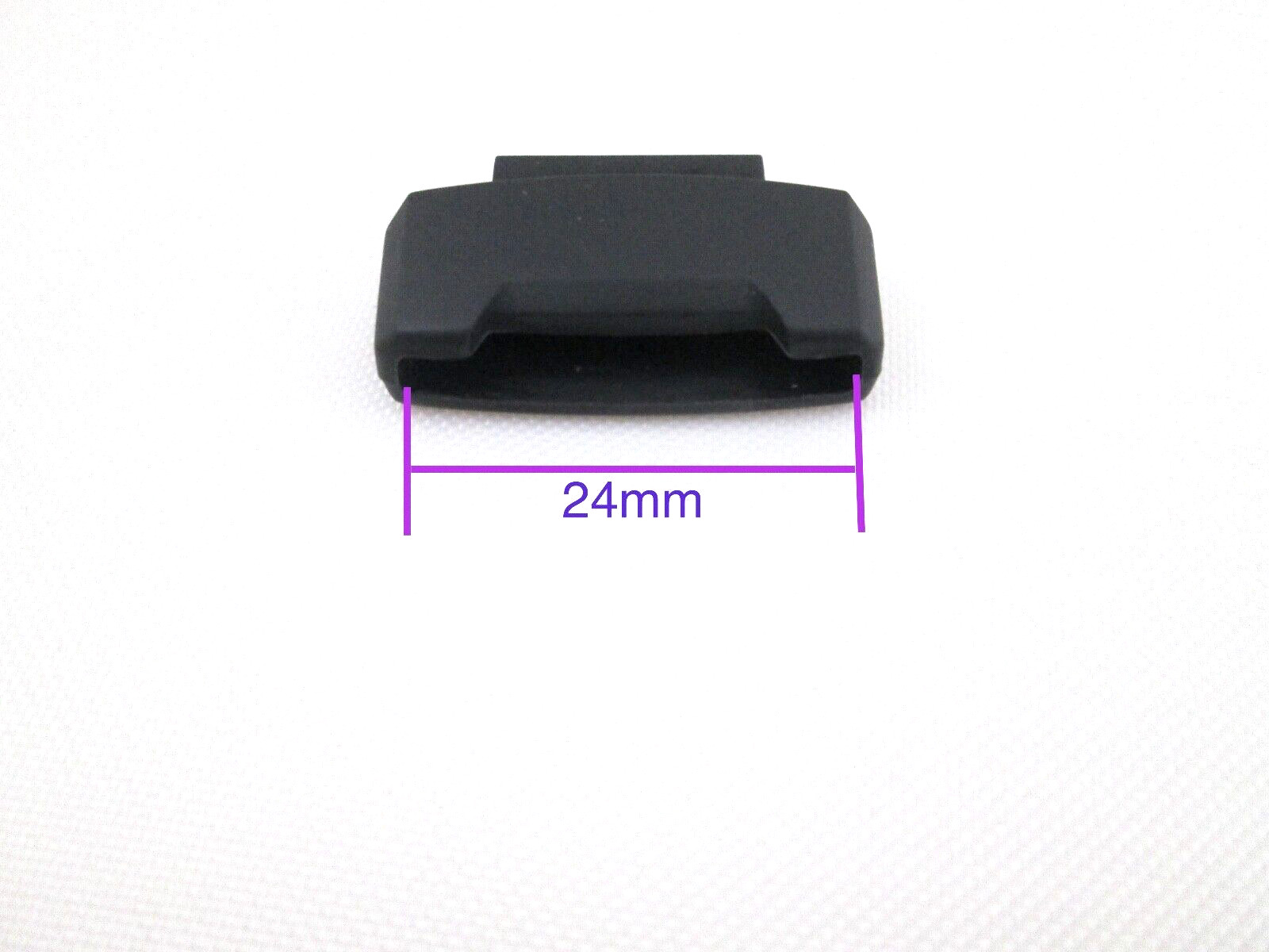 Genuine Casio G-Shock G-2900V 16mm lug black resin band end piece adapter X 1