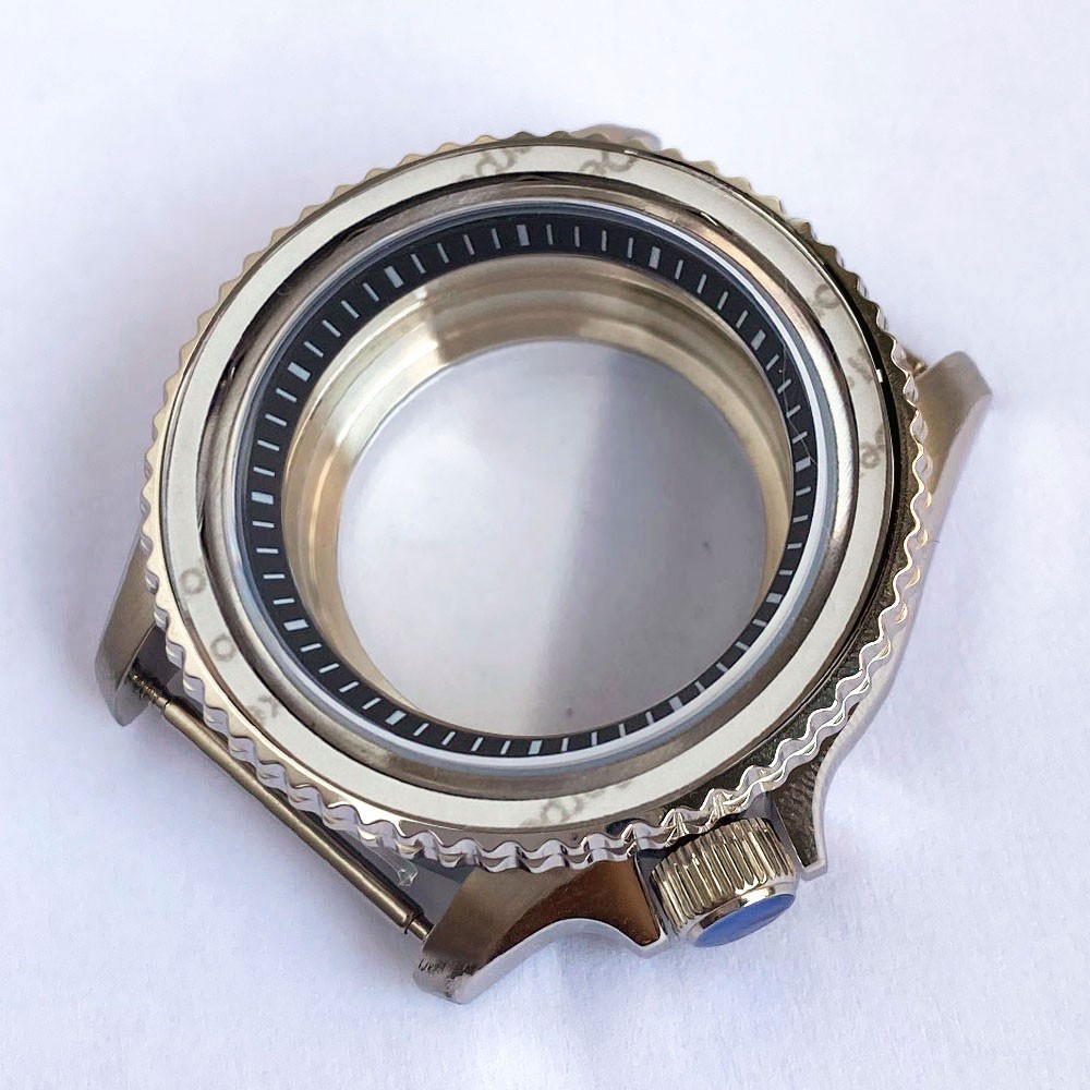 42mm Sapphire Glass Watch Case glass back Fit SKX 007 NH34A NH35A NH36 ETA 2824