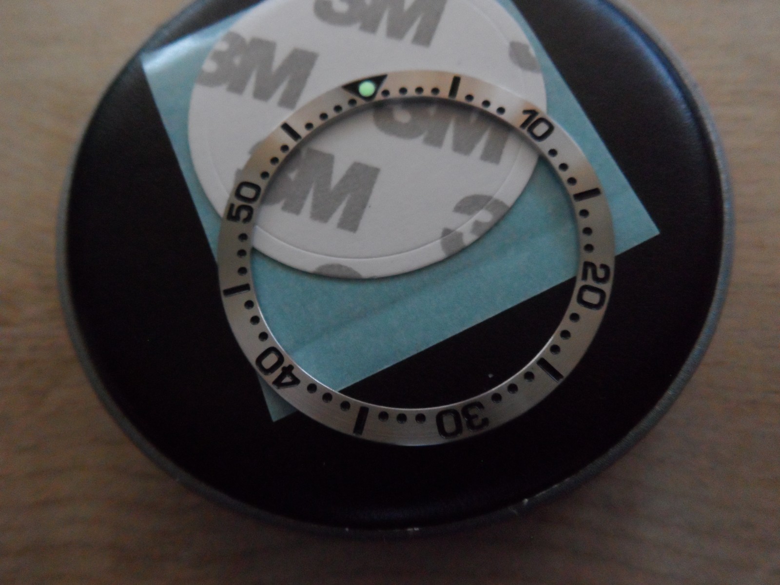 Flat Steel Bezel Instert for Seiko SKX SRPD Stainless Steel insert+Adhesive Ring