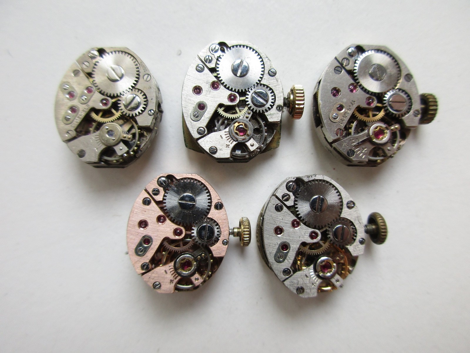 AS A. Schild cal. 1012 Swiss watch movements – running – lot of 5