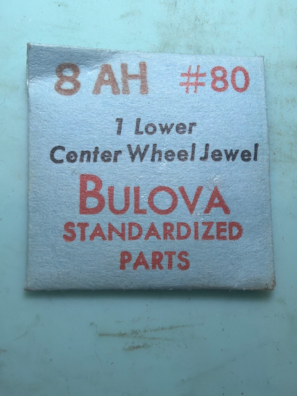 Bulova #80 – Loer Center Wheel Jewel – NOS – Variou Calibers