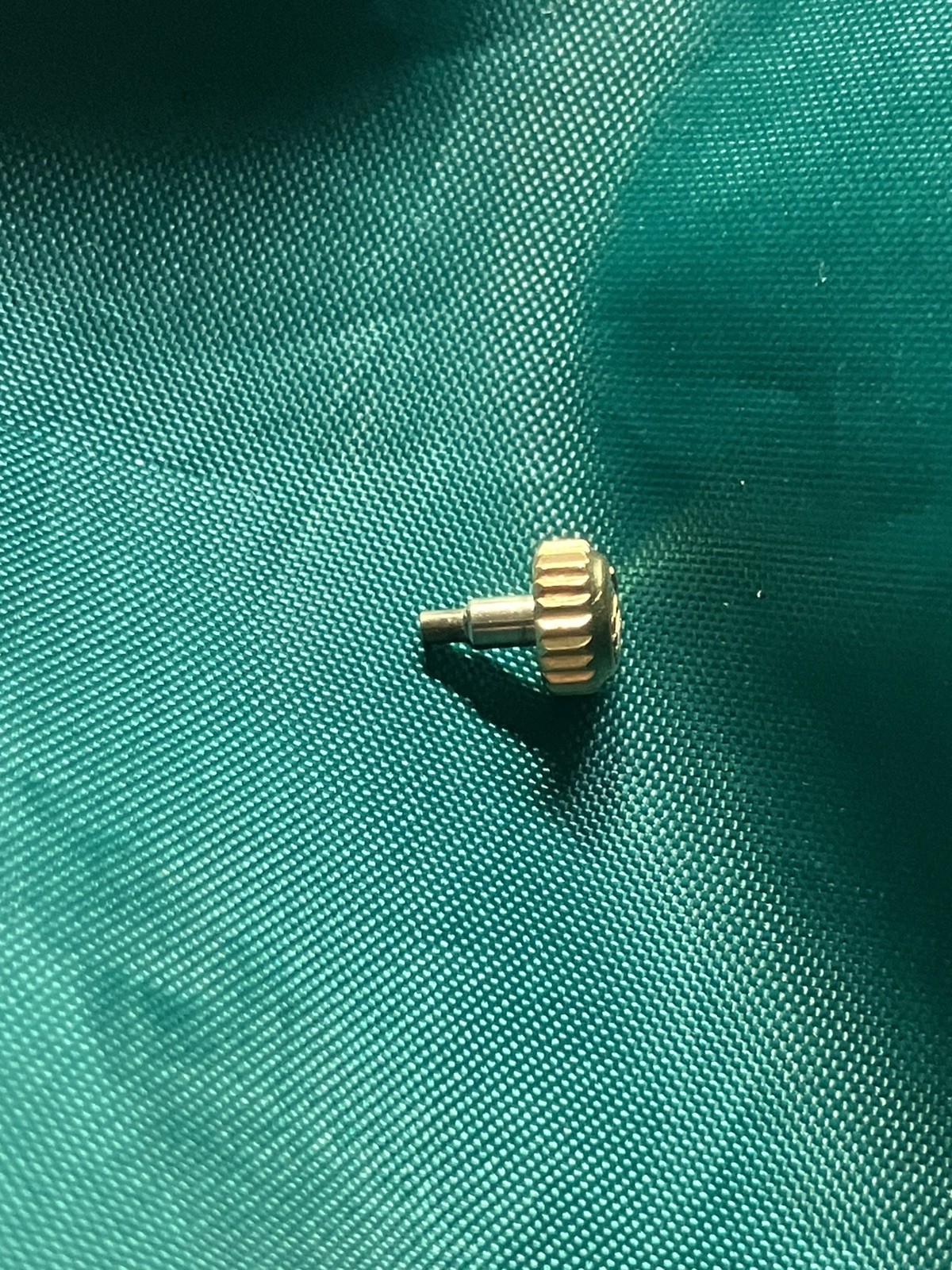 Genuine Rolex 18k Yellow Gold 5.3mm Crown. Preowned for 69173, 79178, 6917 etc