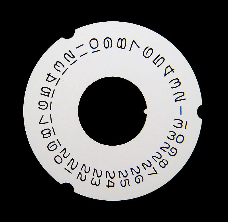 Genuine Rolex 3055 Caliber Open 6 & 9 White Date Disc Watch 18038 18048 18078