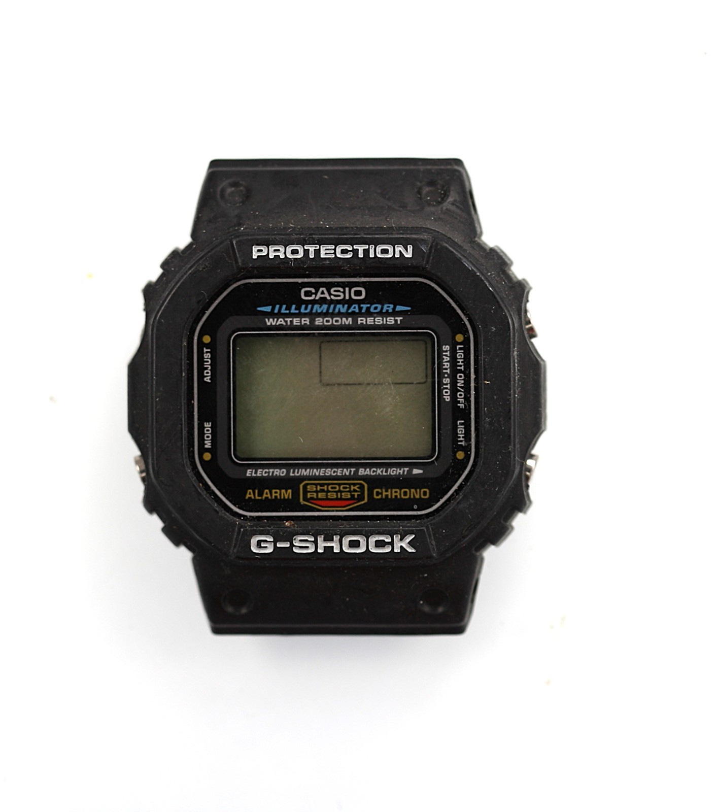 Casio Watch Men DW-5600E Plastic Stainless Steel Battery 200m Quartz NON-WORKING