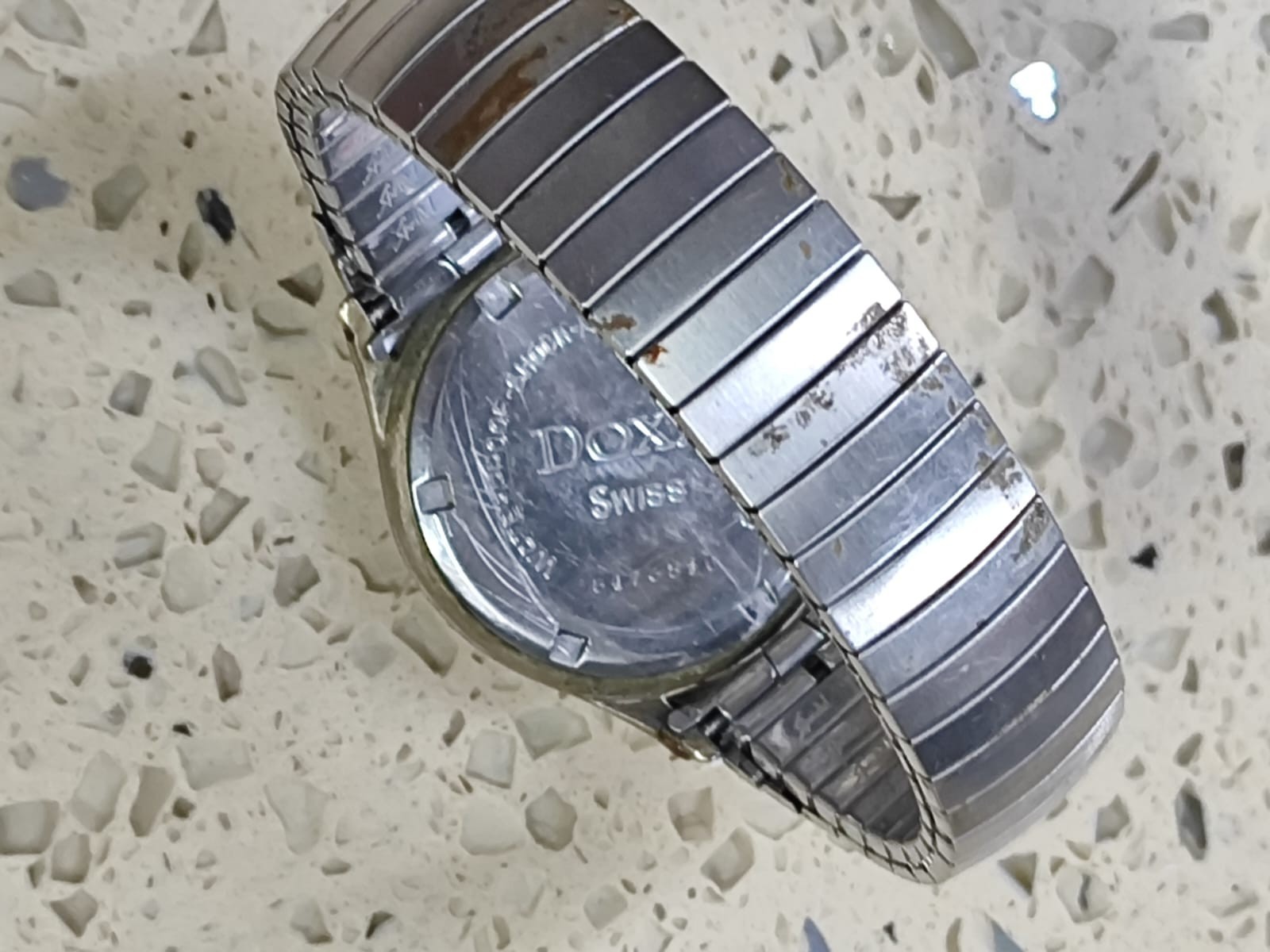 1950 DOXA Antimagnetic Mens watch 34mm Working Speidel band Cal 1/2 1147