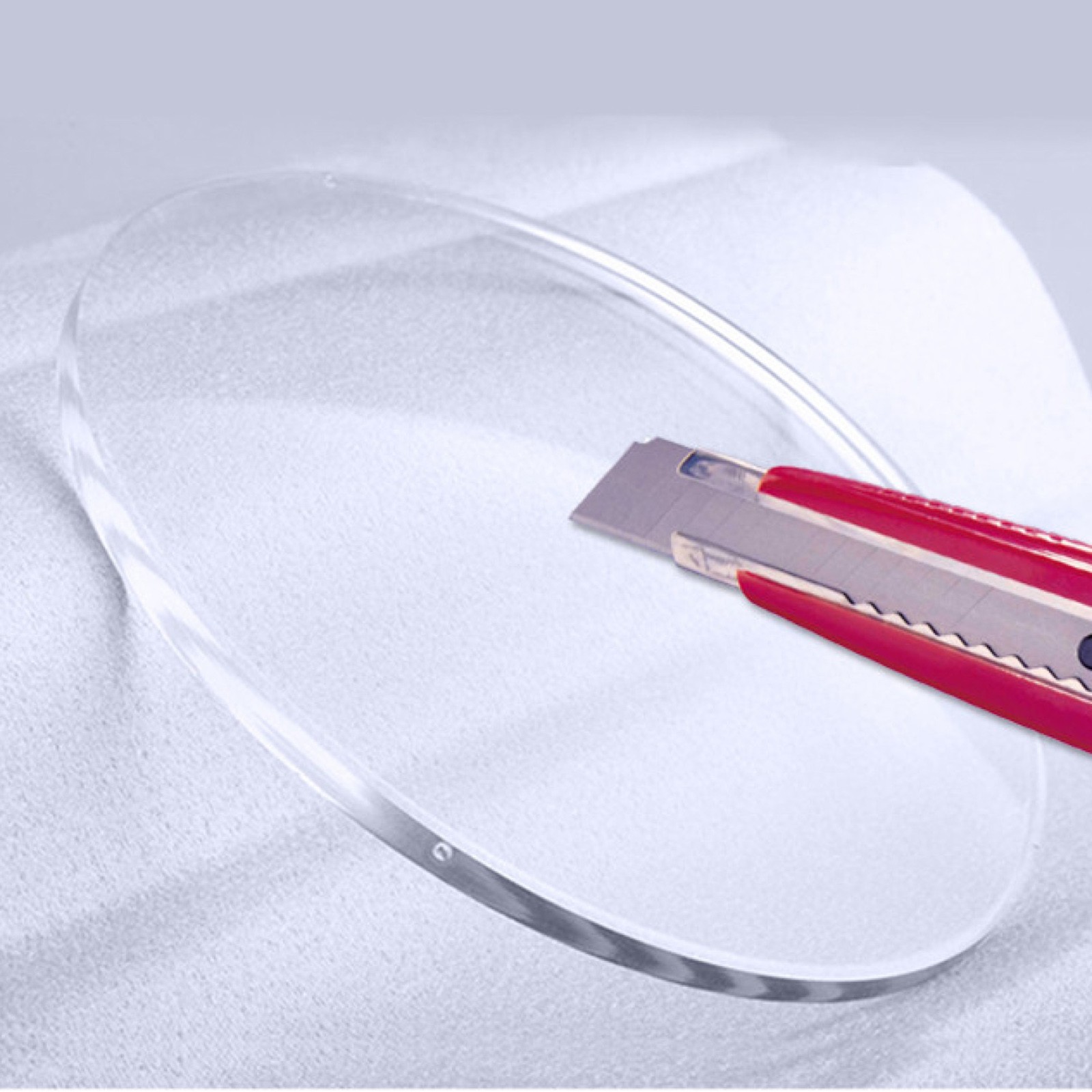 1.5mm Clear Double Domed Mineral Watch Crystal 31.5mm Diameter Concave Glass