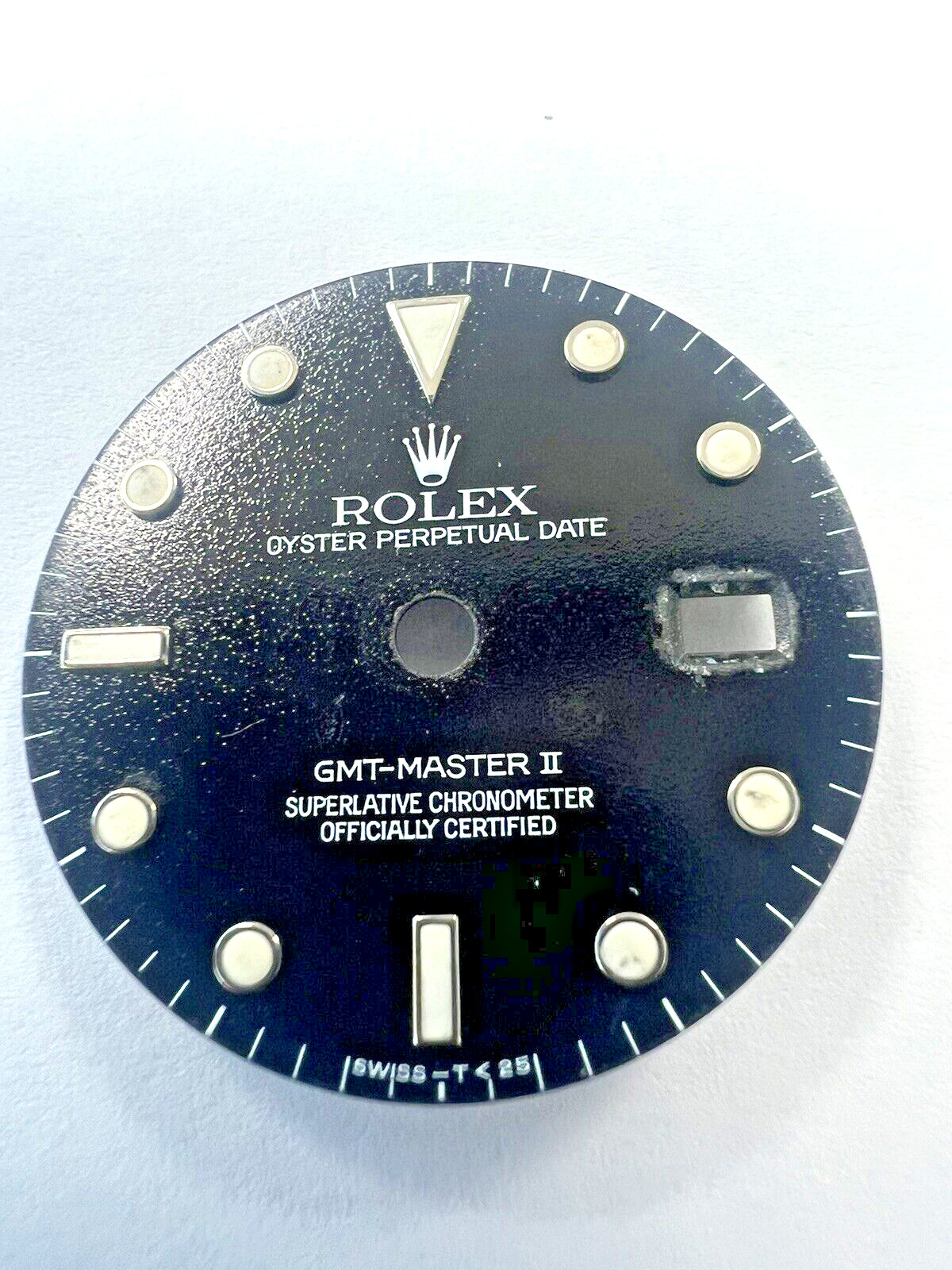 Rolex GMT Master II 16710 Very Cool Patina Black Tritium Dial item# e10724