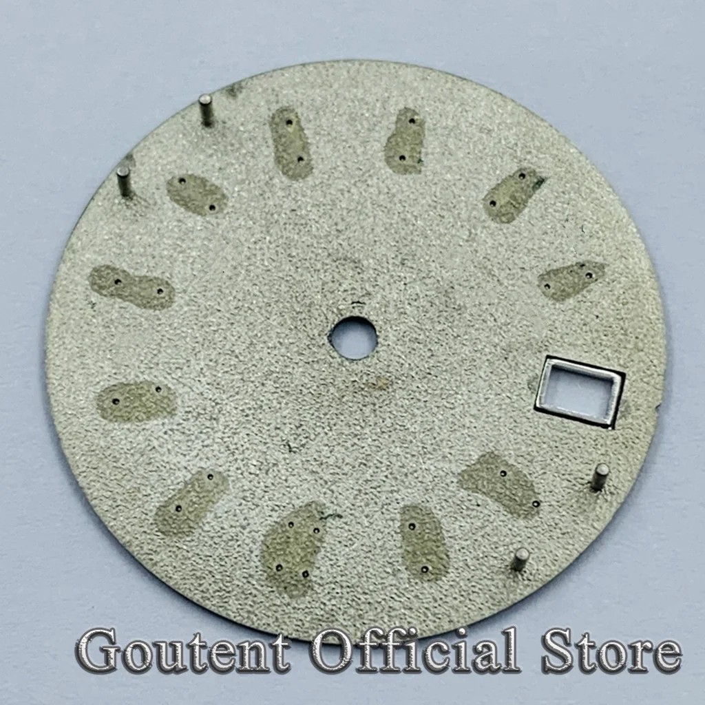 28.5Mm Silver Blue Pink Sterile Watch Dial Fit NH34 NH35 Movement Fit 3/3.8 O’Cl