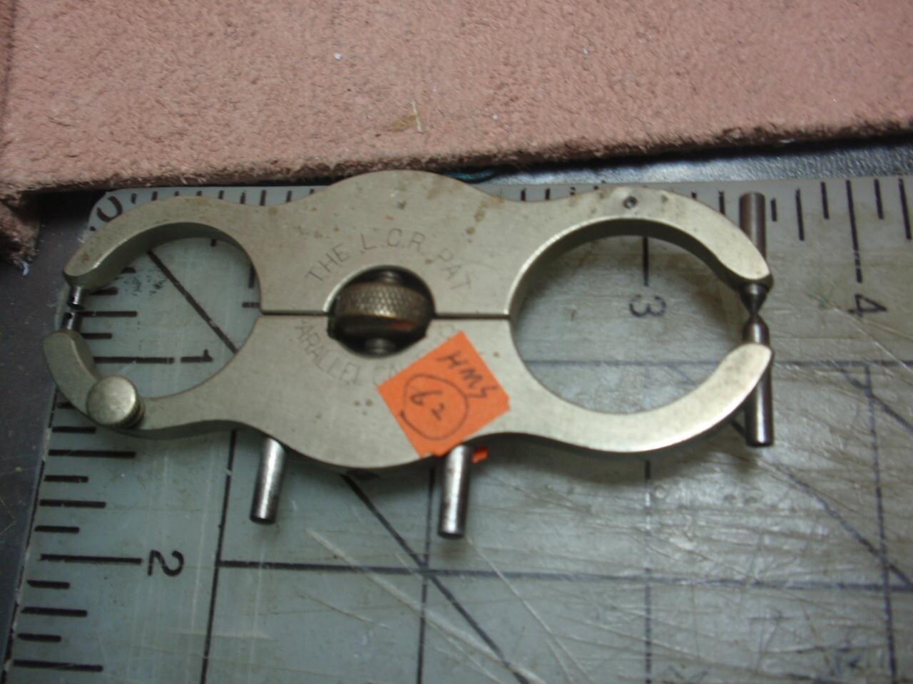The LOR PAT PARALLEL CALIPER Balance Truing .Poising Caliper Watch Tool #HMS-62