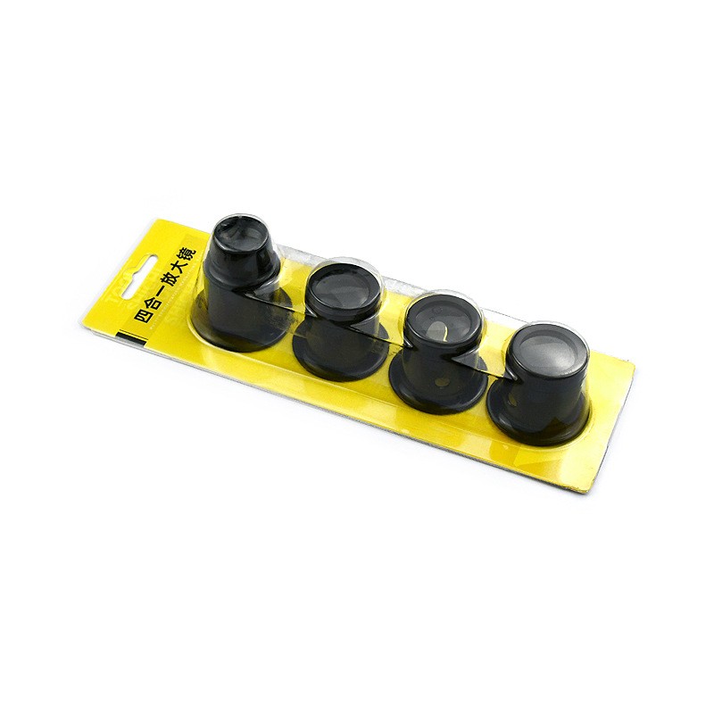 4pcs Watch Magnifier Tool Eye Loupe Loop Magnifier Glass Jewelry Magnifying Tool