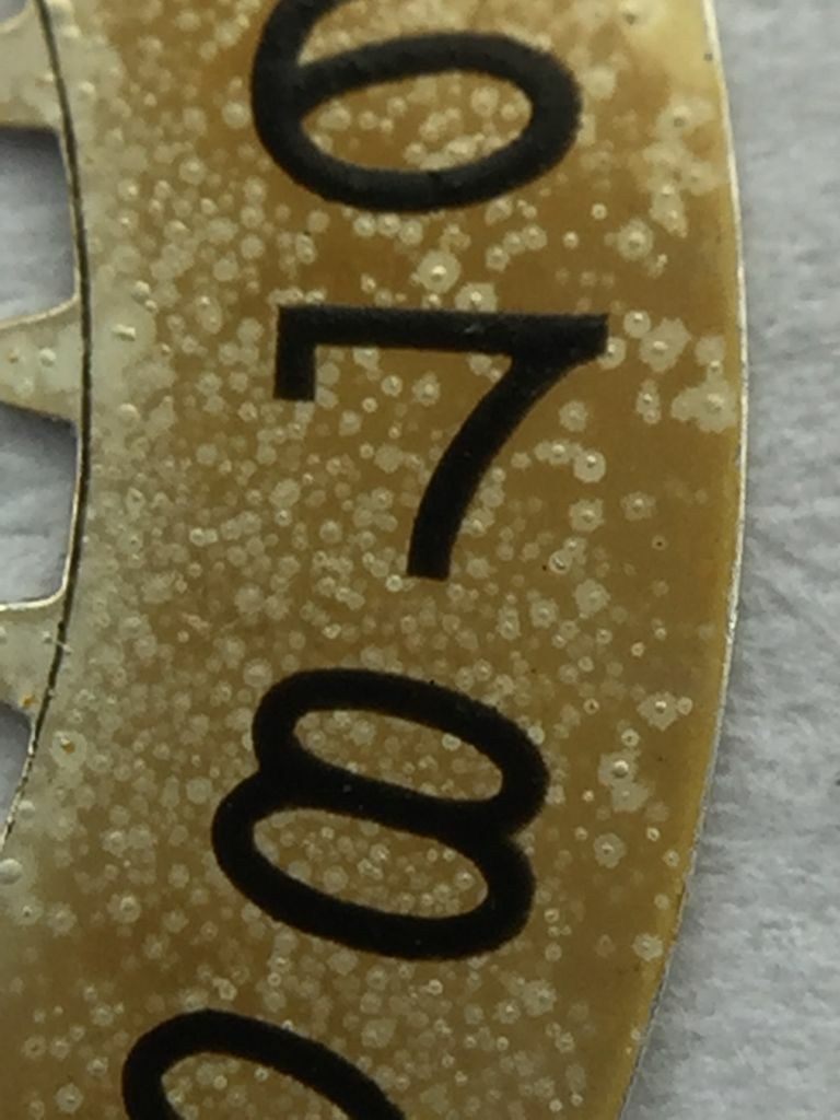 Vintage Rolex Cal 1560/1570/1575 “Hook Nose” Calendar Disk