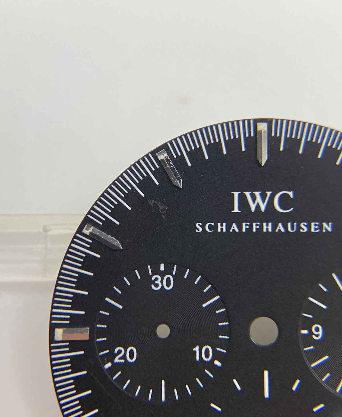 Original IWC GST SCHAFFHAUSEN Chronograph IW372702 Black 27mm Dial