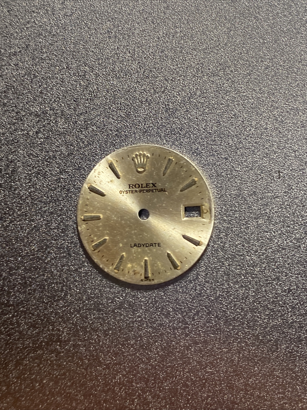 Refinished Rolex Silver Arrow Dial Lady Date 6917 6517 6916 6516 HAS SPOTS