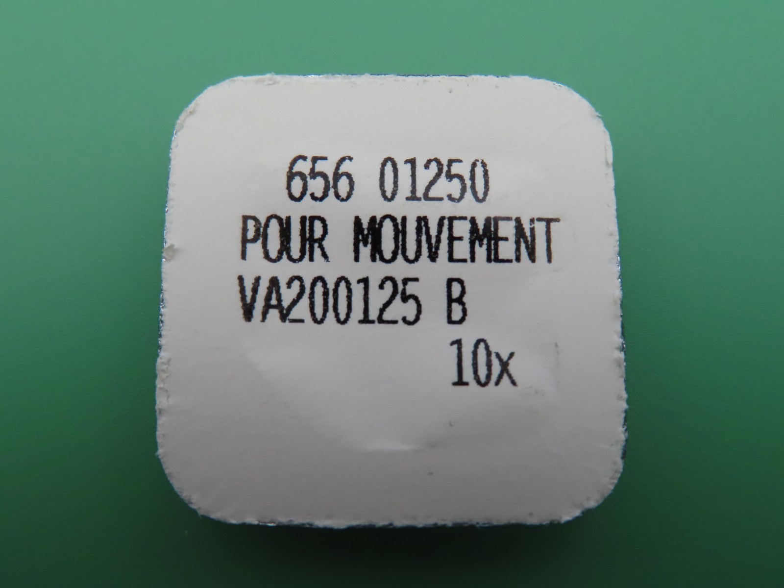 Cartier Pour Mouvement Holder Pack of 10 656 01250 VA200125 B 10x NOS Genuine