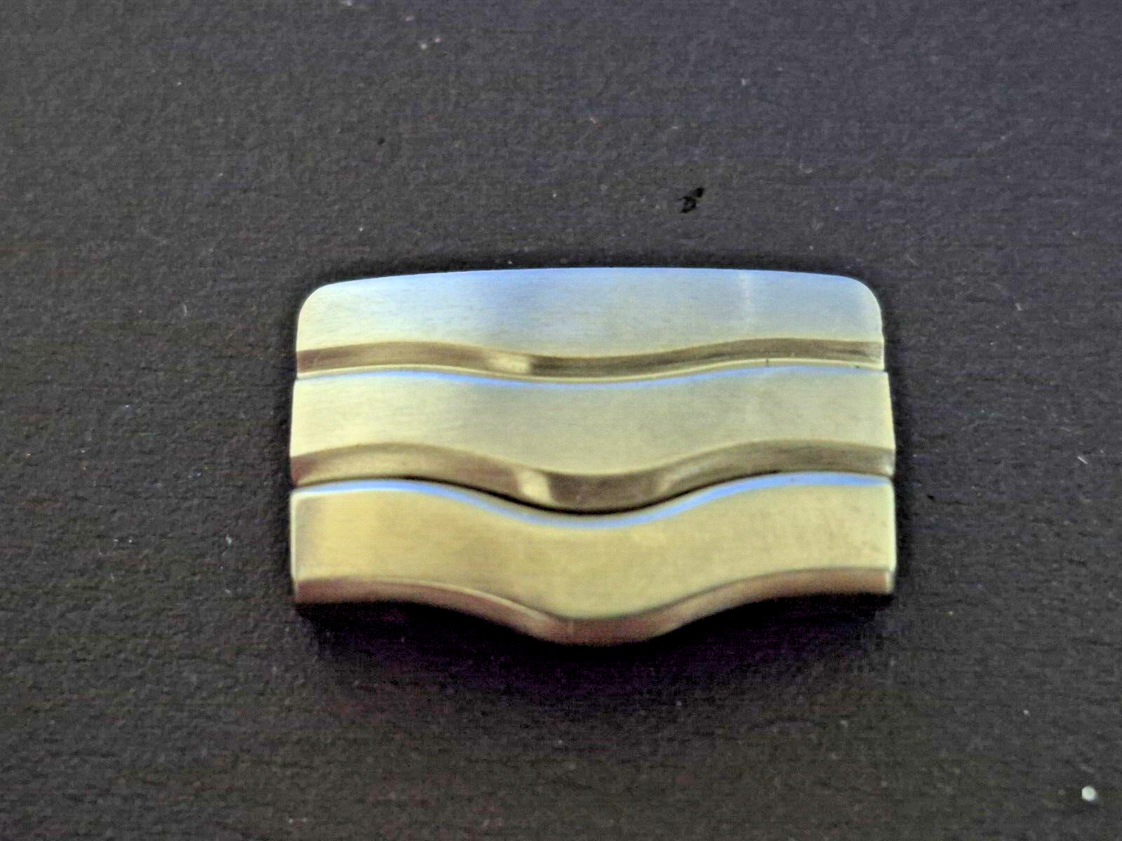 EBEL CLASSIC WAVE BAND BRACELET END LINK STEEL for 22mm wide case lug