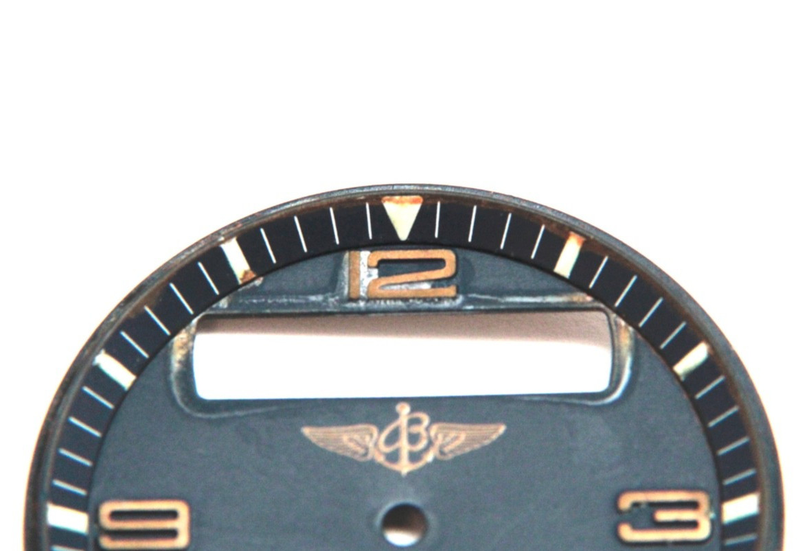 GENUINE BREITLING AEROSPACE NAVY WATCH DIAL 32.5MM Diameter “C158”