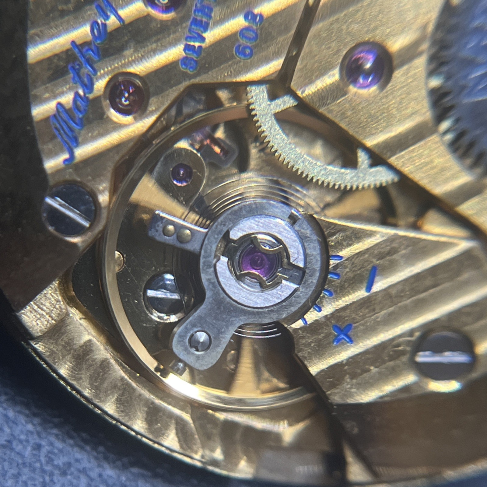 Marthey Tissot Cal. 608 Movement