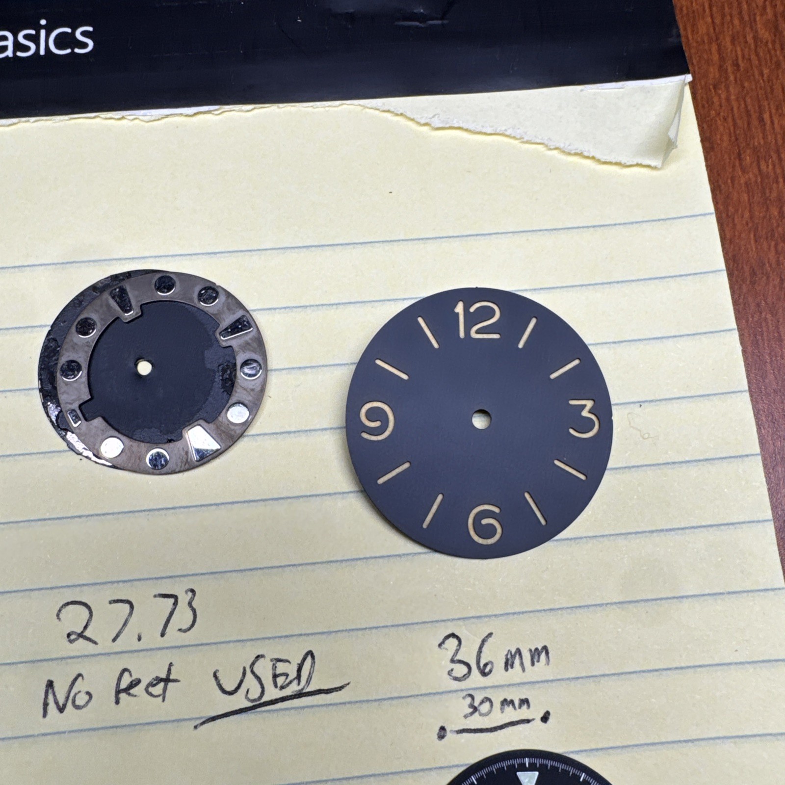 15 Watch Dial Lot MOST NEW 28.5 28mm 29.5 40.5 NH35/36