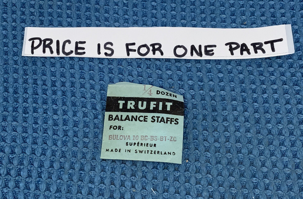 One Trufit Balance Staff MPN 100/67 New Old Stock (100/66-100/134) L