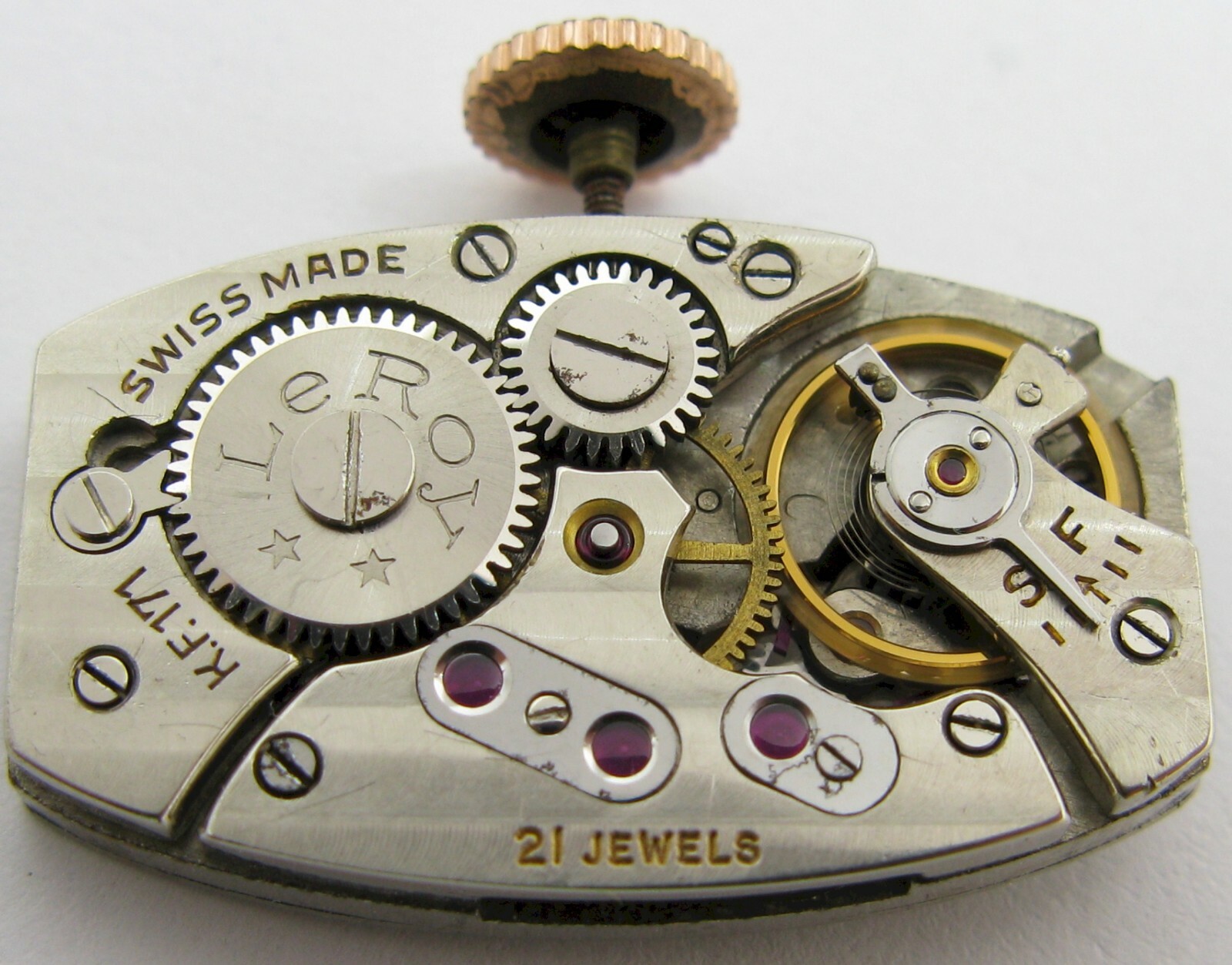 Lady LeRoy Watch movement KF 171 21 jewels tonneau shaped for part …