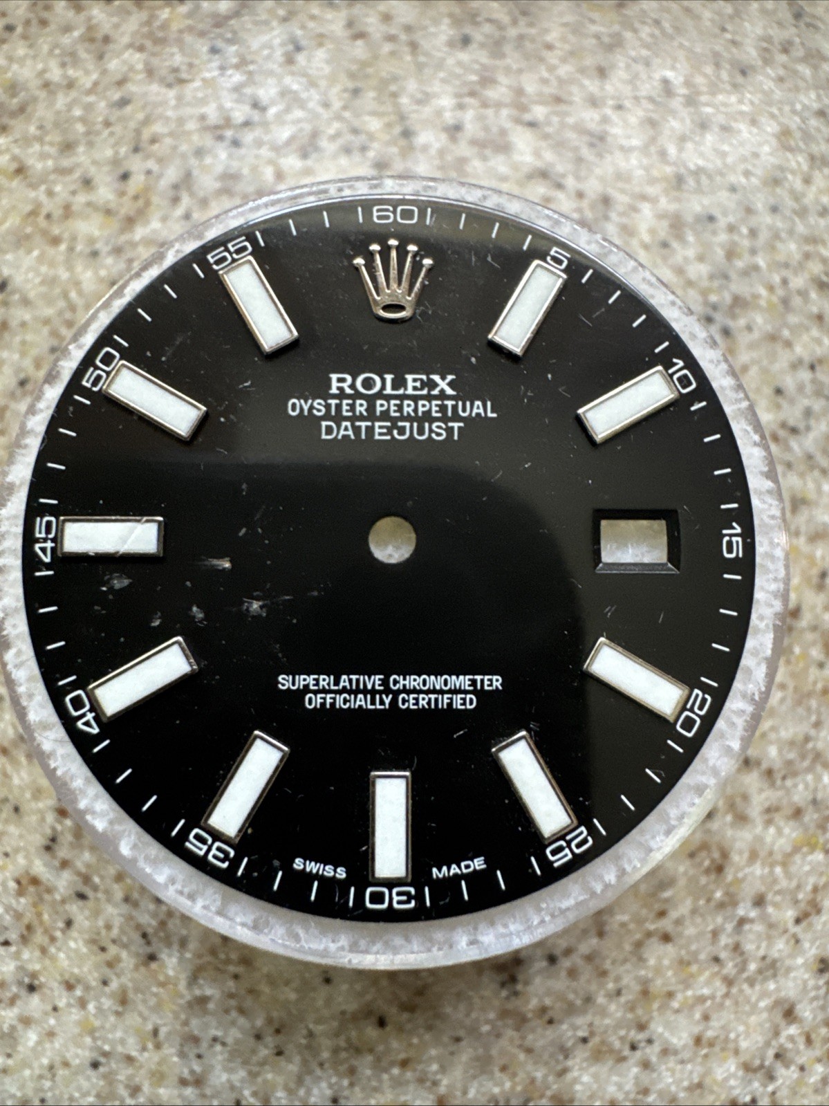 Rolex 41 Mm Black Datejust Dial 116300