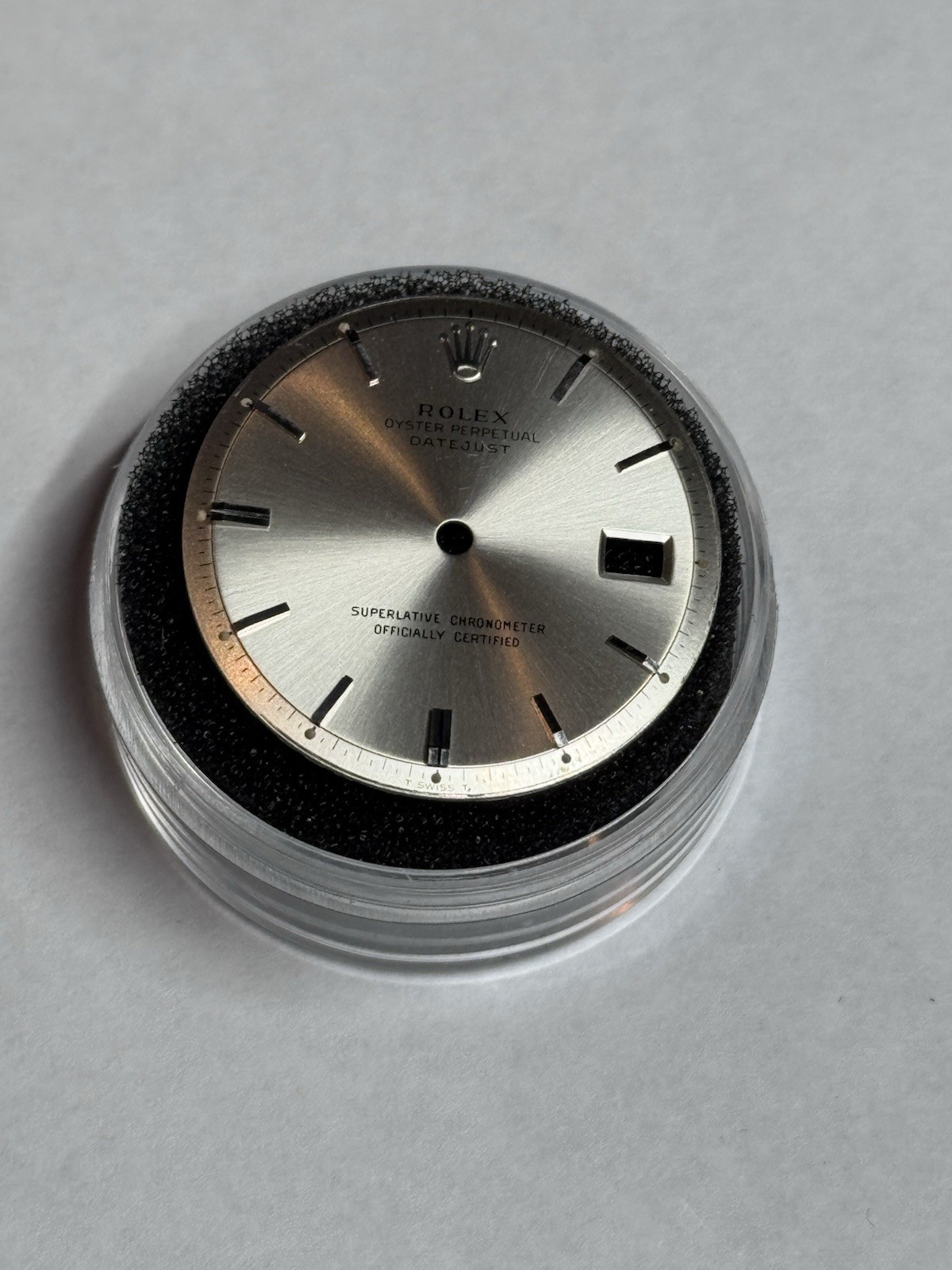 Rolex Datejust 1600 1601 1603 Pie Pan Dial 36mm MINT Silver Original With Lume