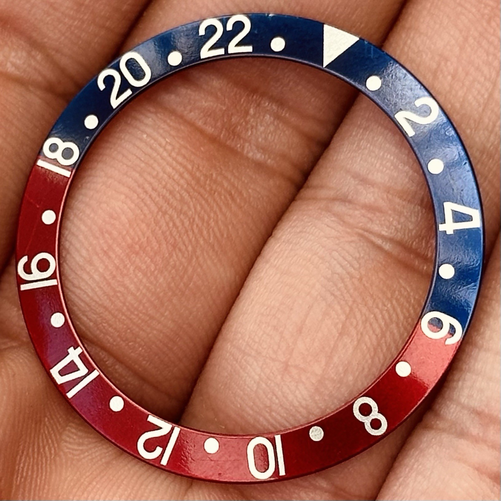 Rolex Pepsi Insert Red Back For Gmt Master Model Ref 1675 & 16750