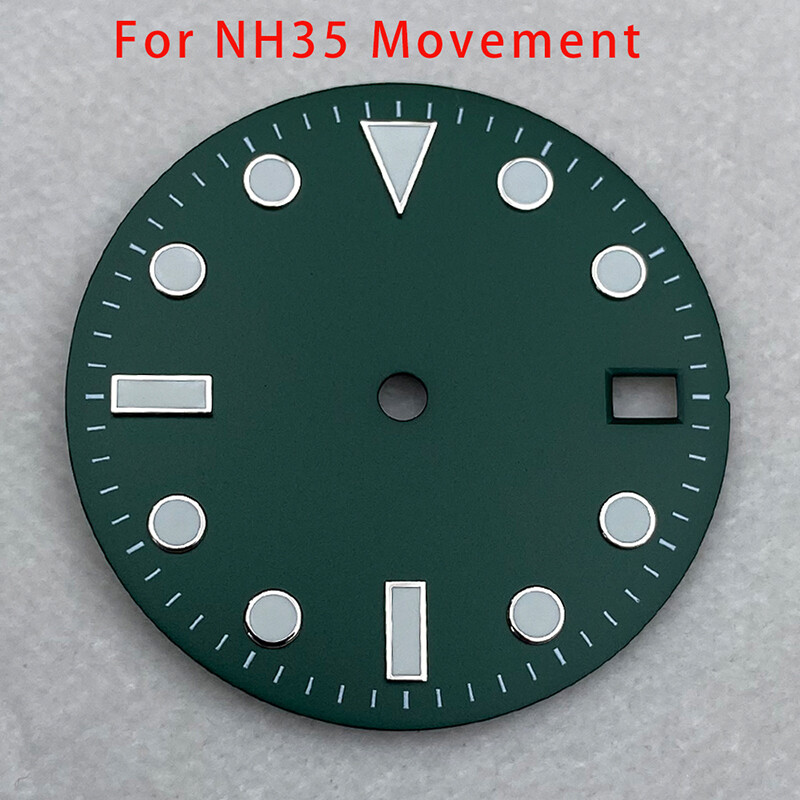 40mm Watch Case Strap Ceramic Bezel For Seiko Nh35 Nh36 38 Movement 28.5mm Dial