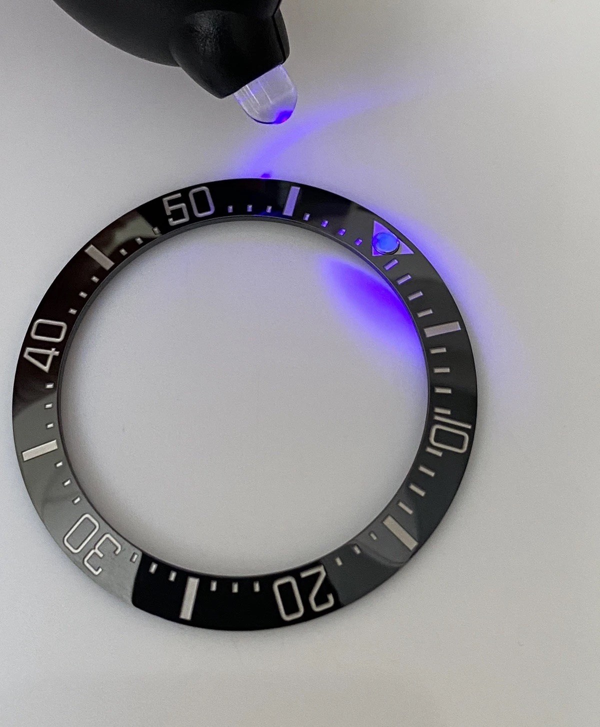 Black Ceramic Bezel Insert for Rolex Sea-Dweller DeepSea 116660 126600 116600