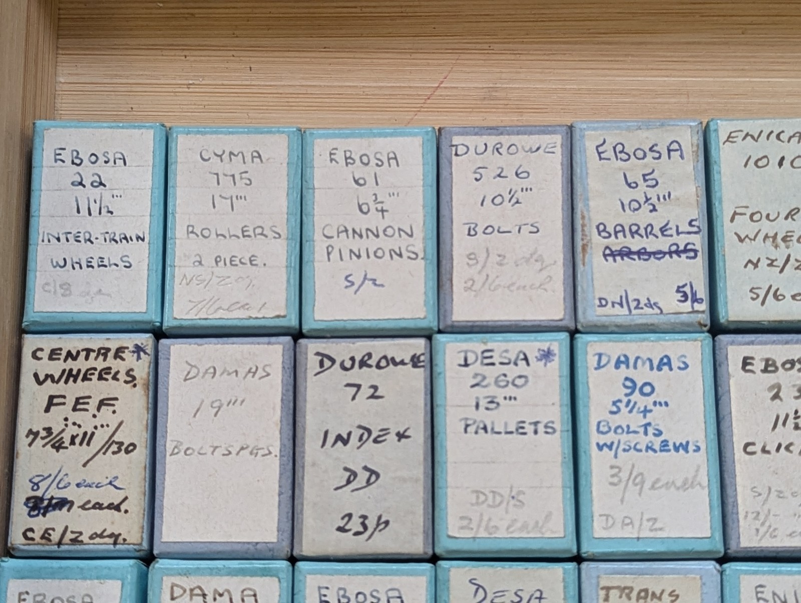 Watch Parts, New Old Stock in Boxes, Various Makes / Cals, Ebosa Damas etc #R581