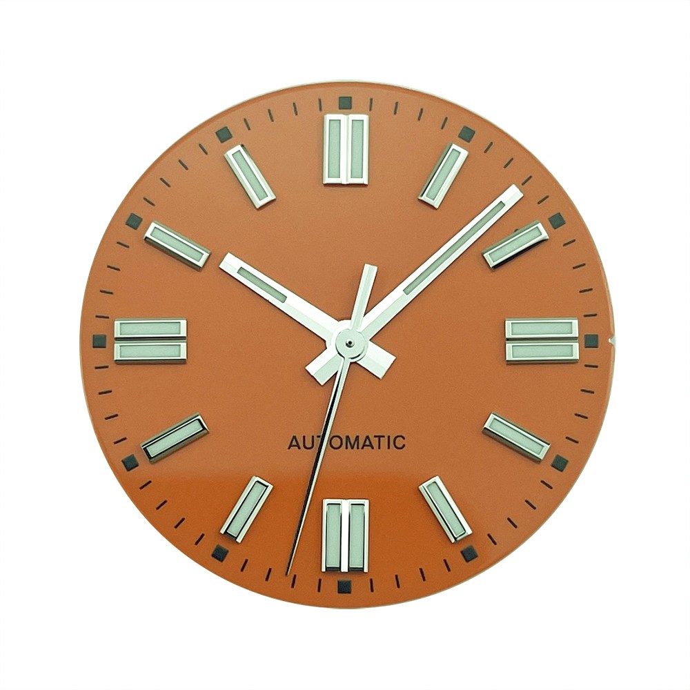 28.5mm Lacquered Watch Dials and Hands for NH38A NH38 with BGW9 Lume No Date