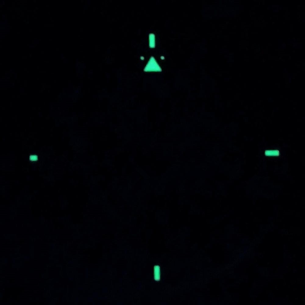 Black/White Green Luminous Watch Dial For Seagull ETA 6497 ST3600 Movement B
