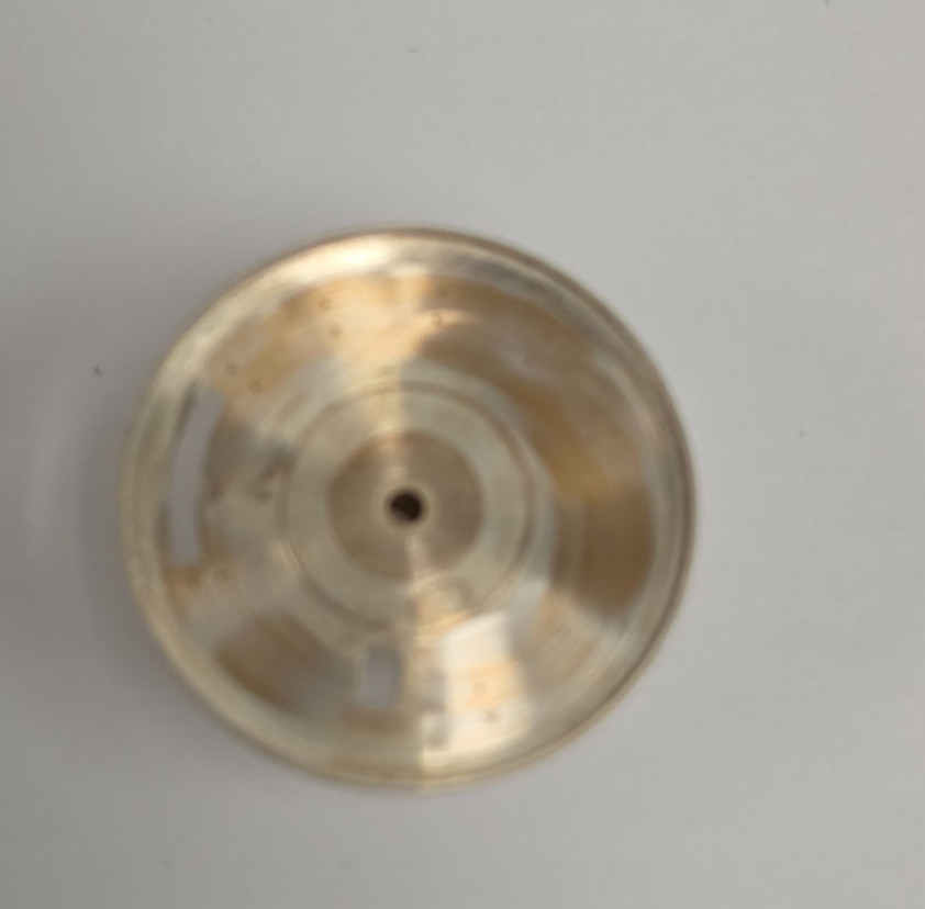 Genuine Factory refurbish Dial PiePan Silver w/ Y Gold Sticks Day-Date 36mm 1803