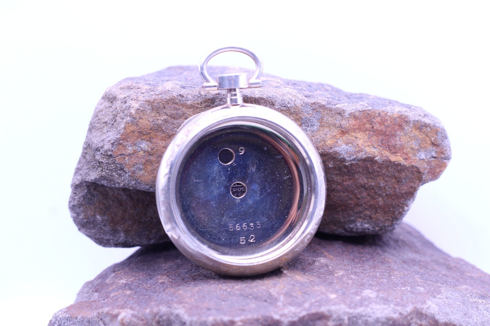 FPF DEPOSIT ARGENTAN KEYWIND SWISS NOS POCKET WATCH CASE 45.9mm (DL)