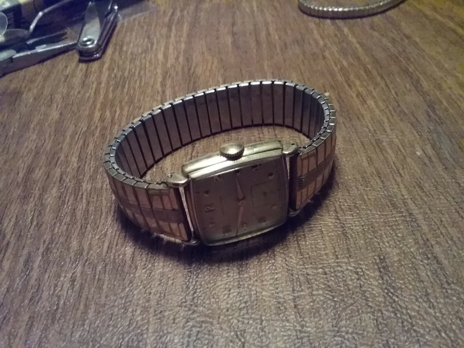 Vintage Men’s Hamilton Wrist Watch Movement 747 – 17 Jewels 14kt g.f speidel bnd