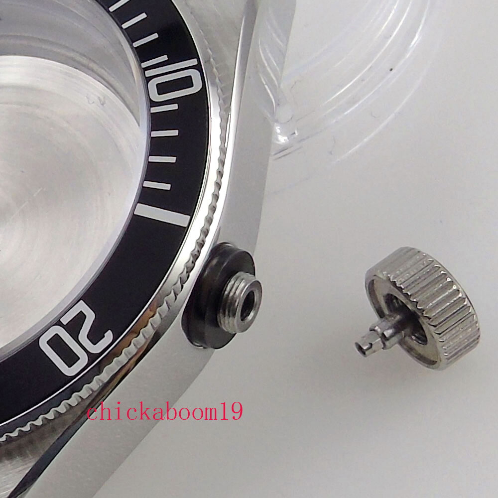 Corgeut 41mm Sapphire Case fit Miyota 8205 8215 ETA 2836 2824 Mingzhu 2813 watch