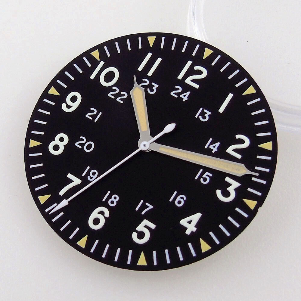 33.5mm Sterile Watch Dial Face Fit Automaitc NH35A NH36A ETA2824 PT5000 Luminous