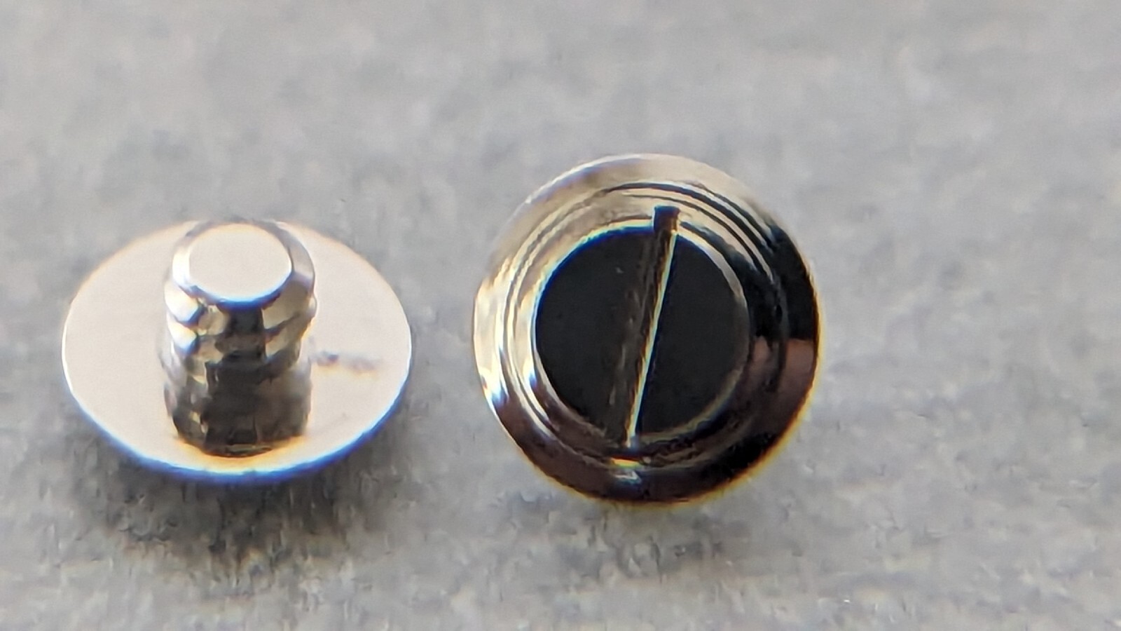 Genuine Rolex 1530 7896 Case Screw Set Of 2 Screws New Condition