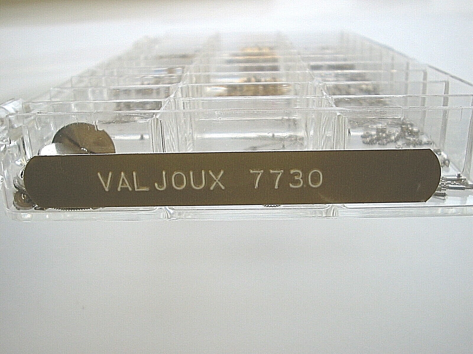 Choose any 3 different new mvt. parts from my stock of Valjoux 7730. Swiss Made.