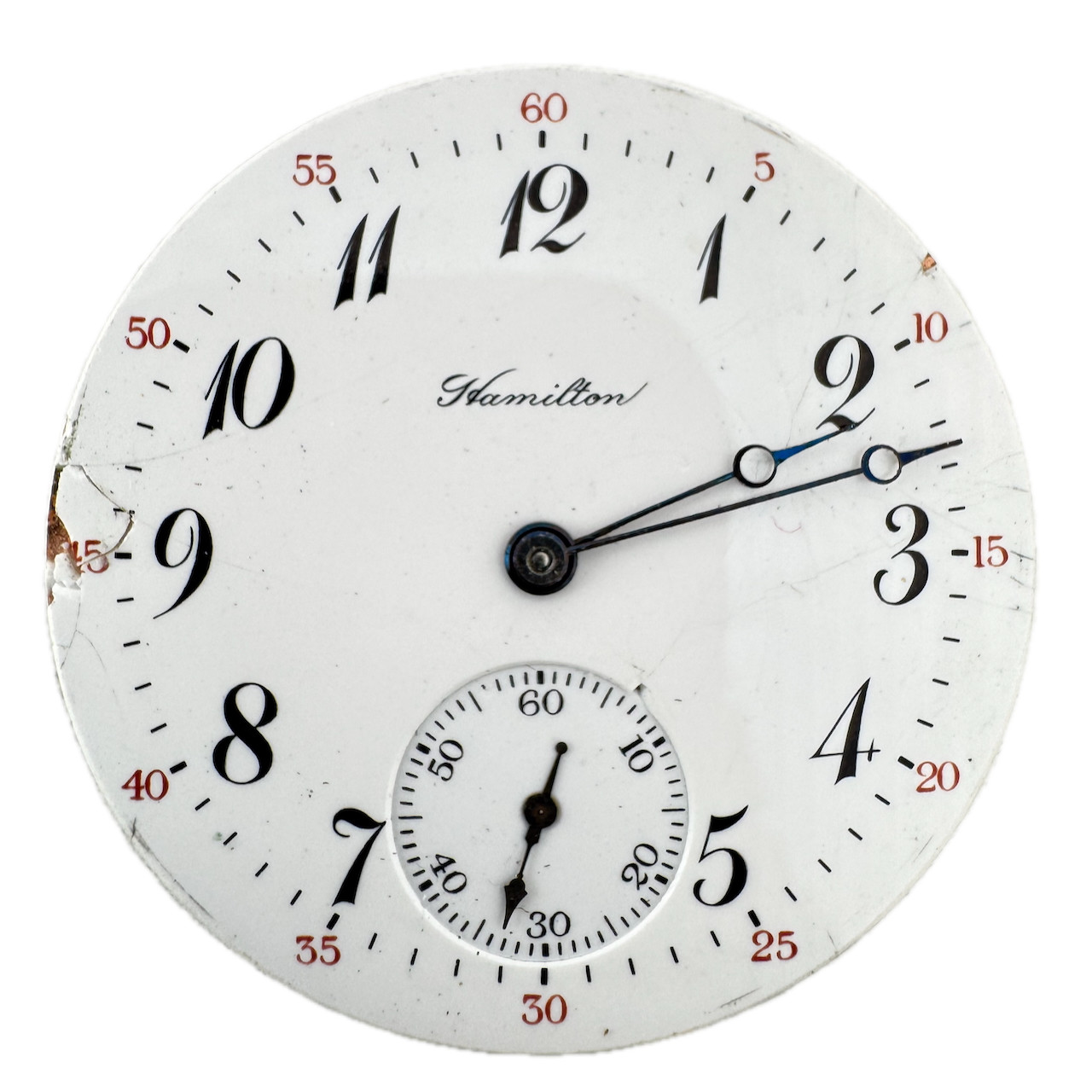 Antique 16s 1915 Hamilton 17j Mechanical Pocket Watch Movement 974 USA