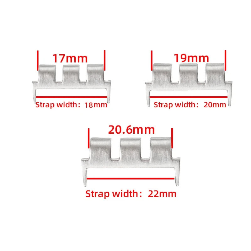 Steel Watch Strap for Swatch End Link Adapter 17mm 19mm 21mm Connector Tool Kit