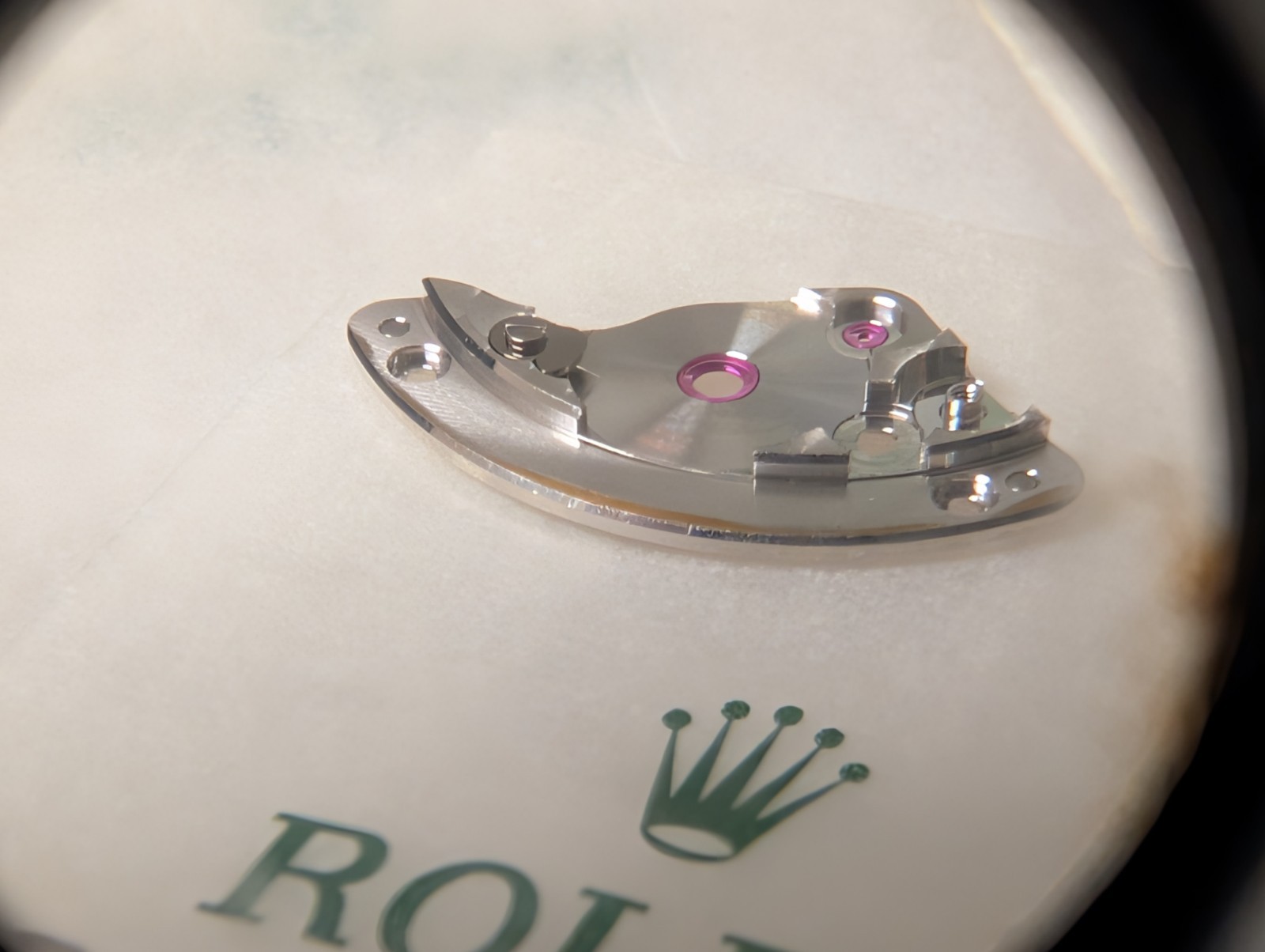 Rolex 3135 105 Barrel Bridge, NEW, open for watch repair/parts